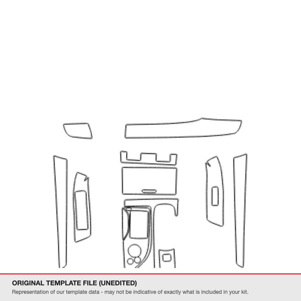 Lexus GS 2017+ original template file