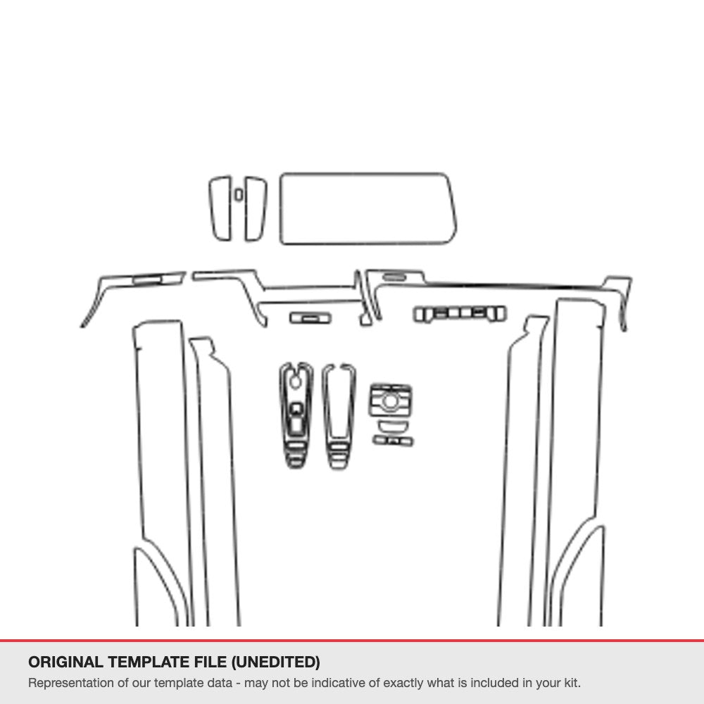 Lexus LC 2018-2020 original template file