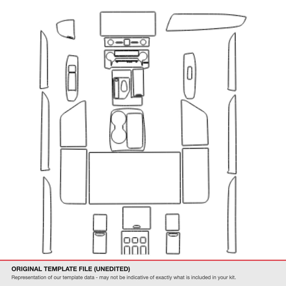 Lexus LM 2020-2022 original template file (template 1)