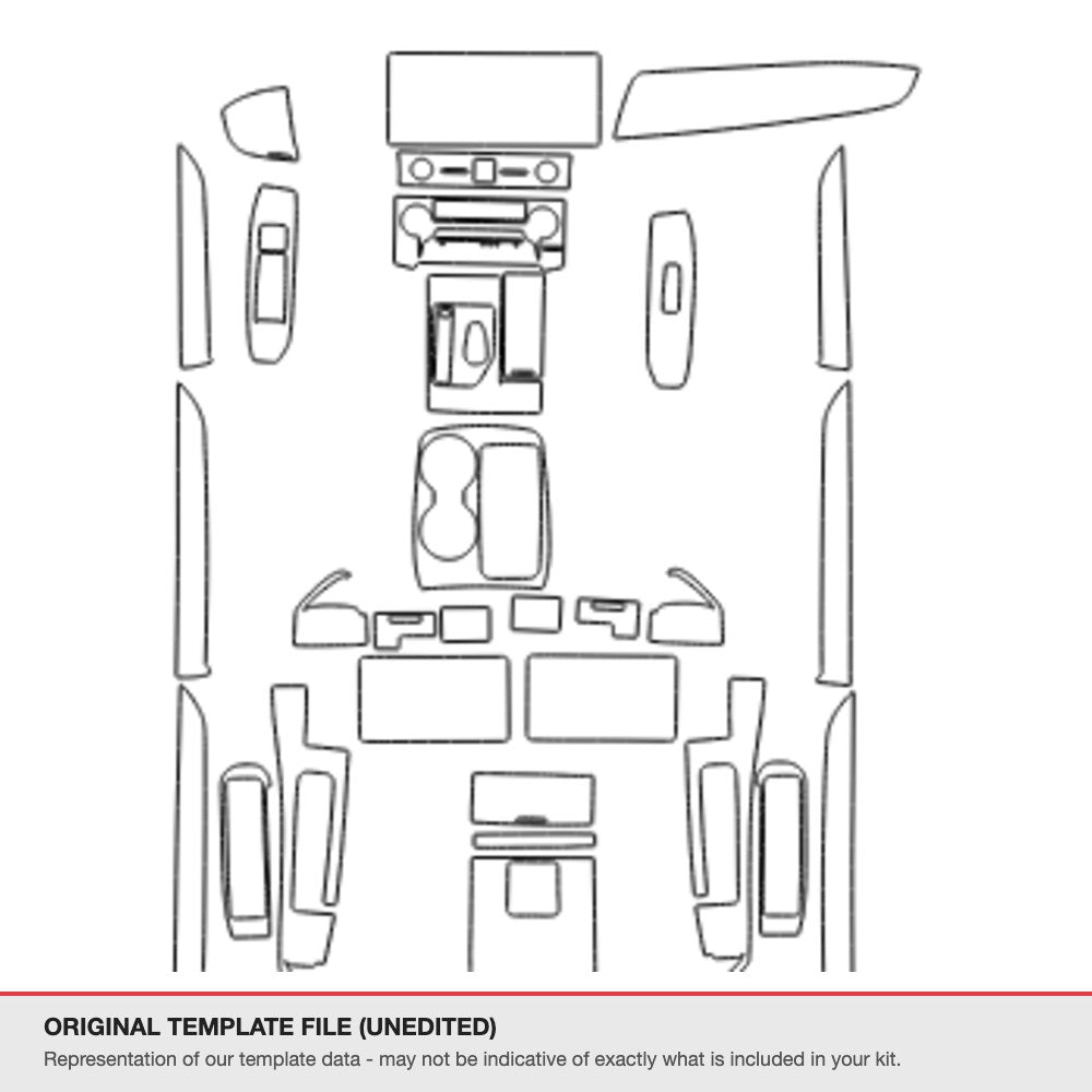 Lexus LM 2020-2022 original template file (template 2)