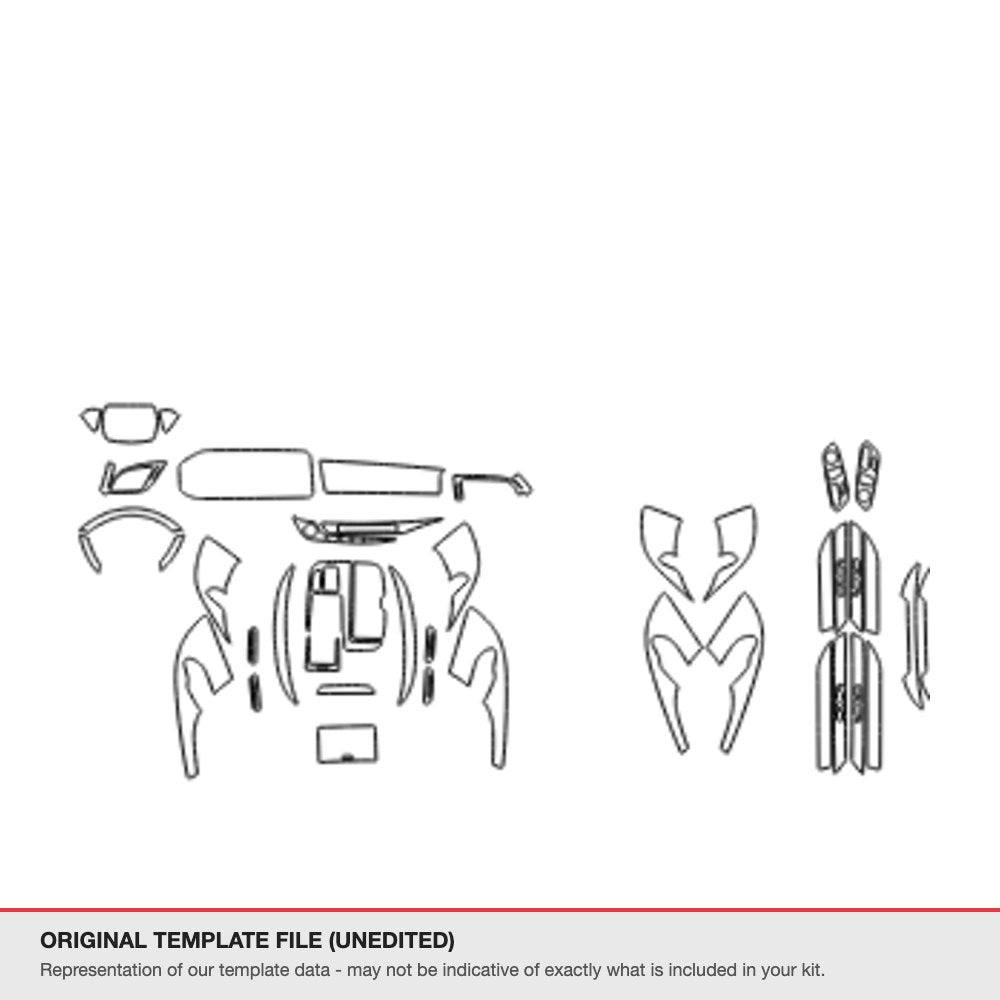 Lexus LS 2021+ original template file
