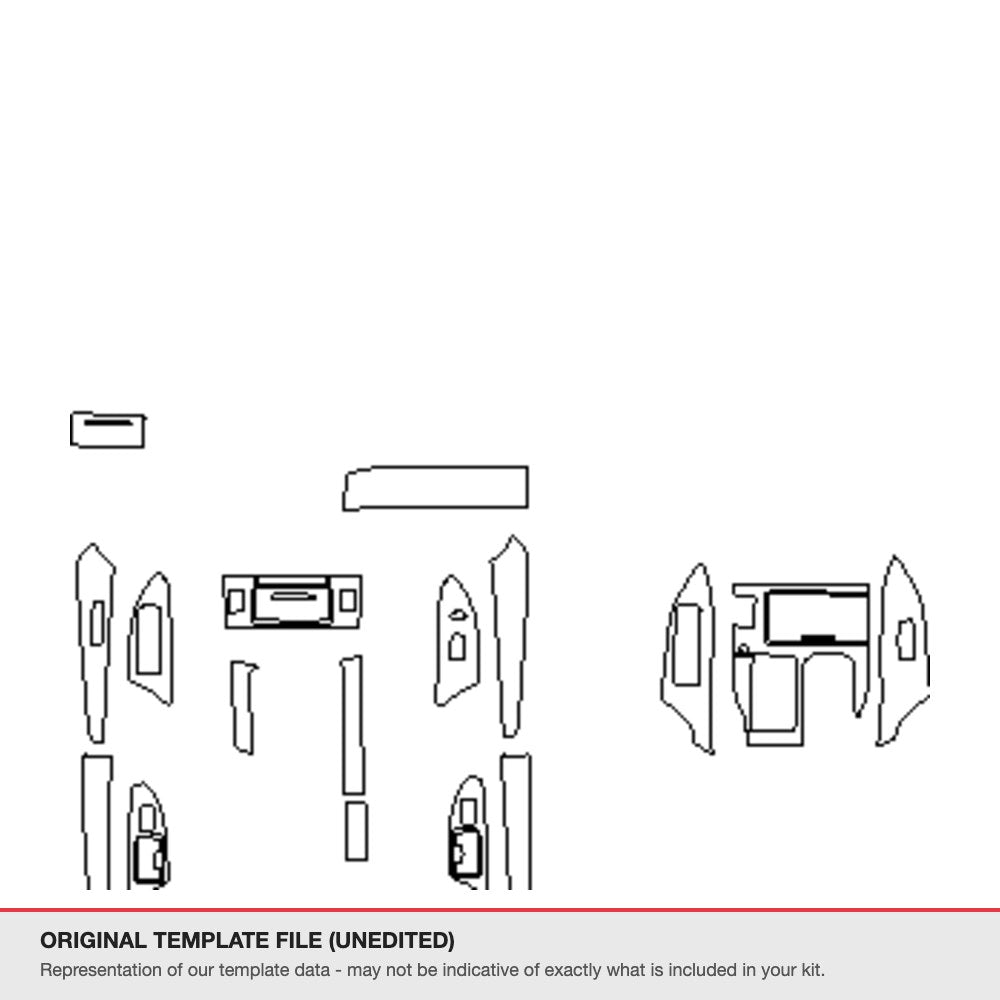 Lexus LX 2012-2015 original template file