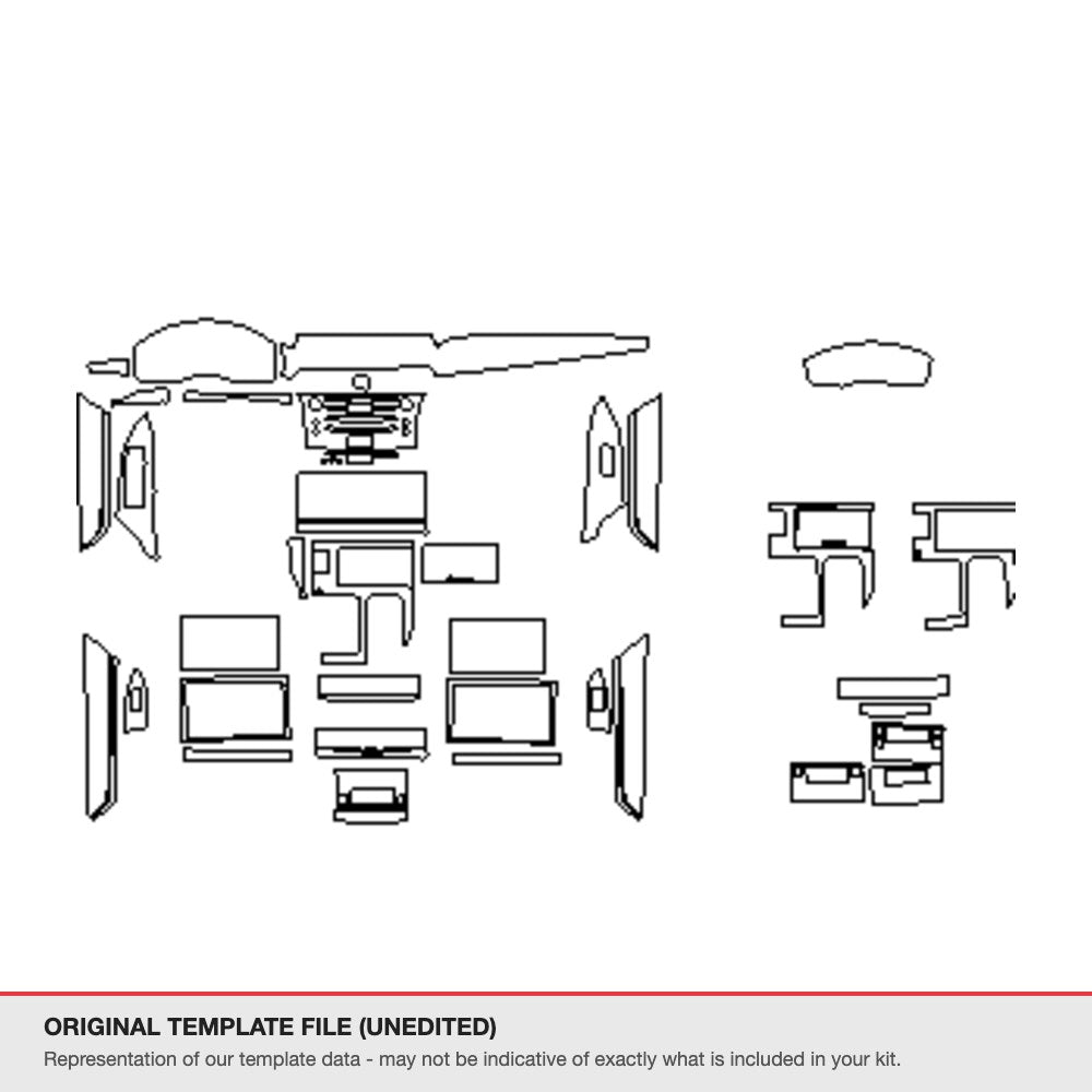 Lexus LX 2016-2021 original template file