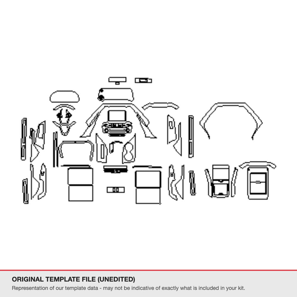 Lexus LX 2022+ original template file