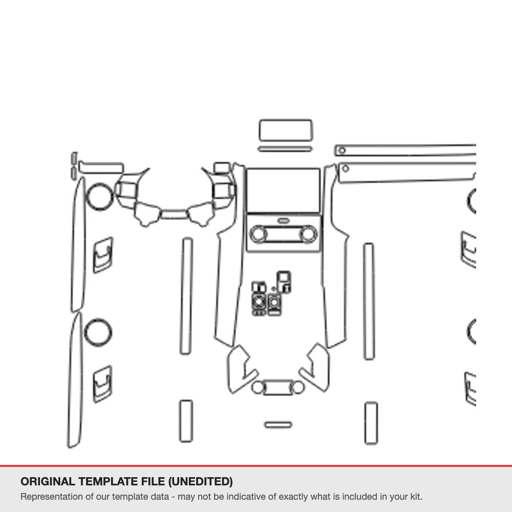 Land Rover Discovery 2023+ original template file
