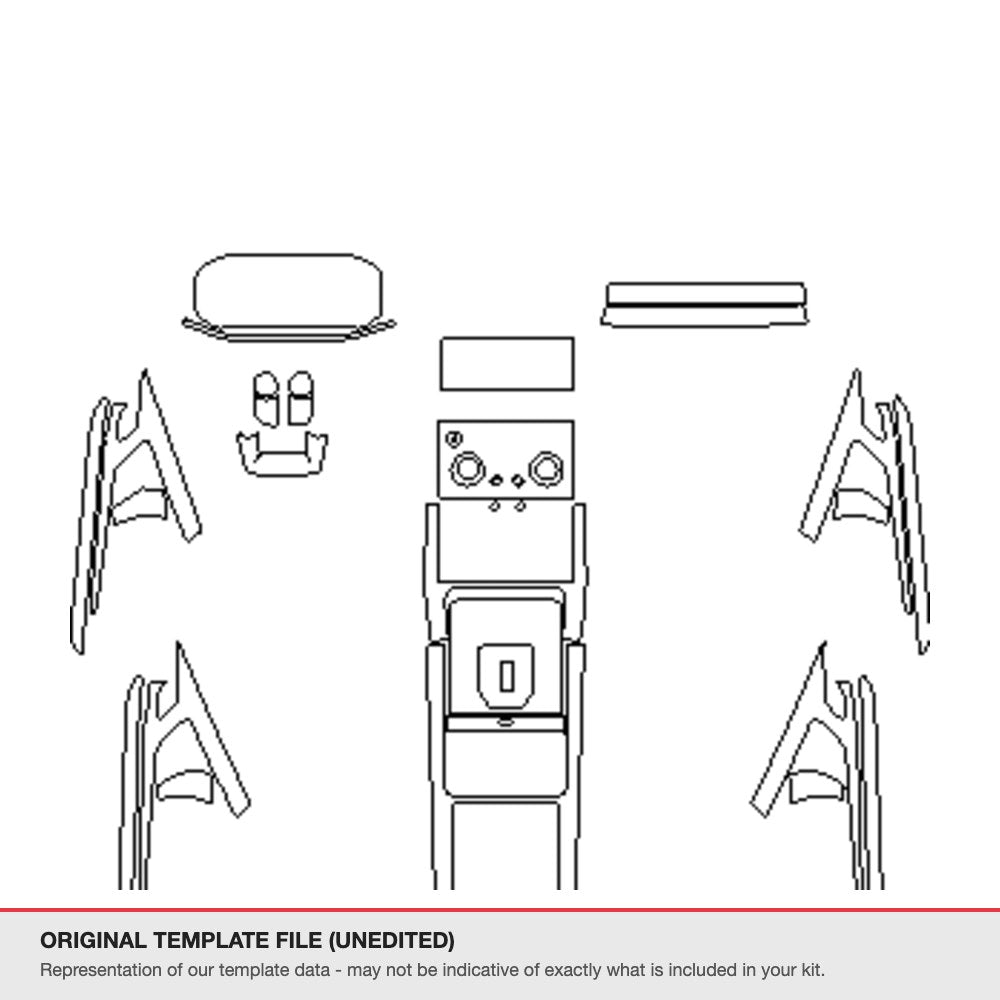 Land Rover Range Rover Evoque 2019 original template file