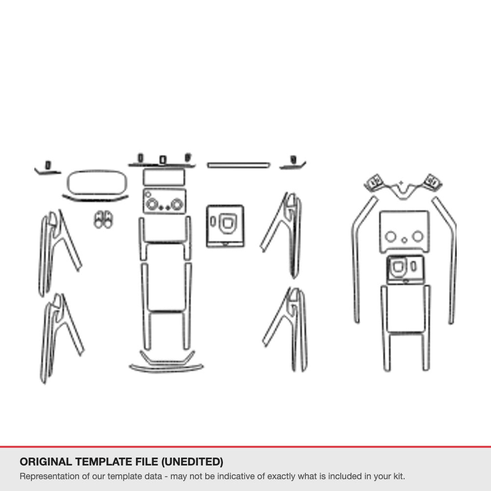 Land Rover Range Rover Evoque 2020 original template file (template 2)
