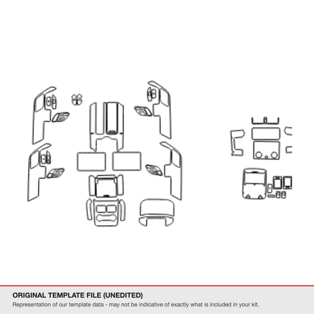 Land Rover Range Rover L 2018 original template file (template 1)