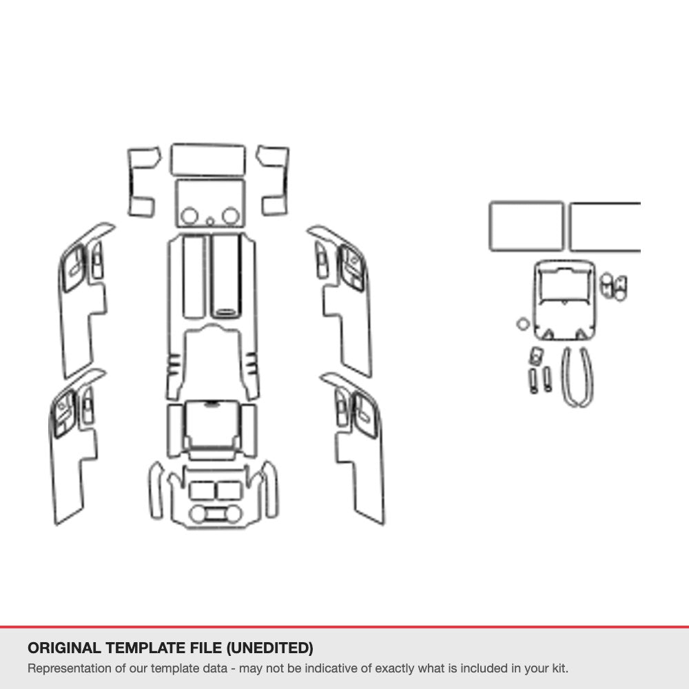 Land Rover Range Rover L 2018 original template file (template 2)