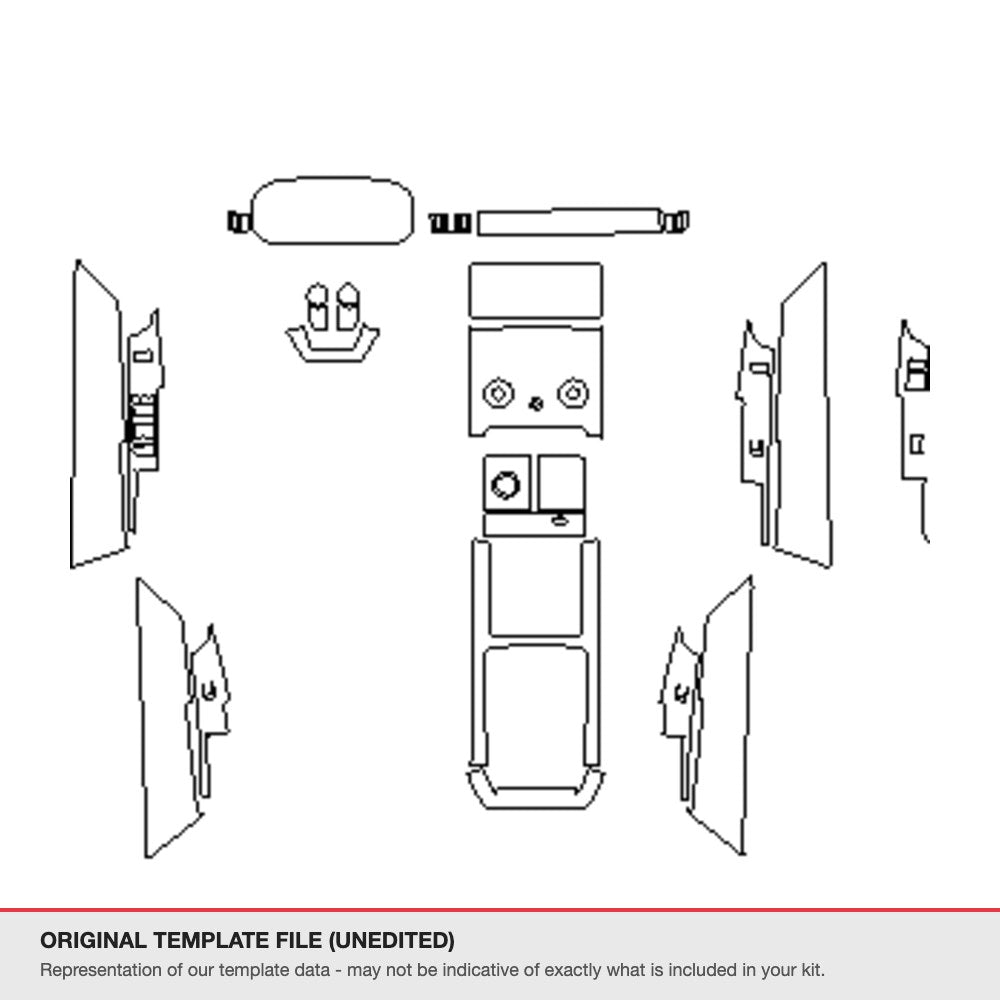 Land Rover Range Rover Velar 2017-2018 original template file