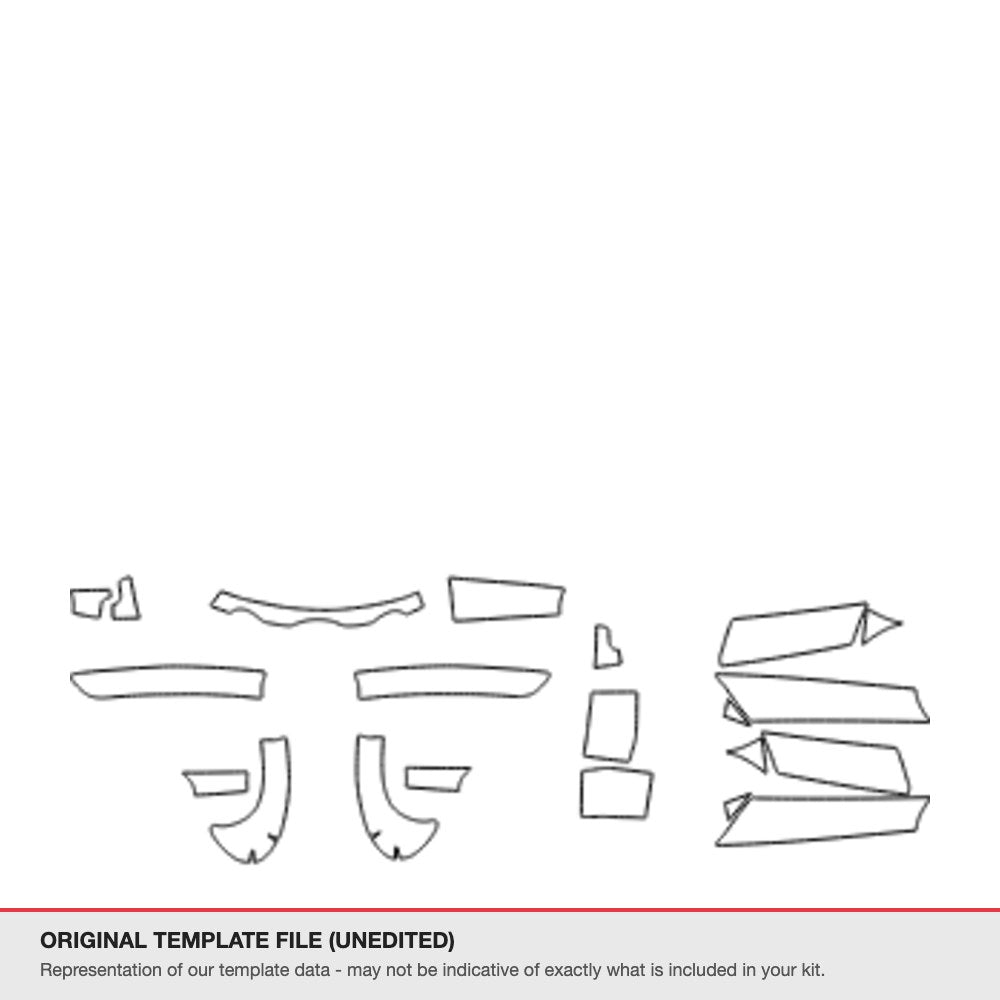 Mini Cooper Coupe 2016-2021 original template file