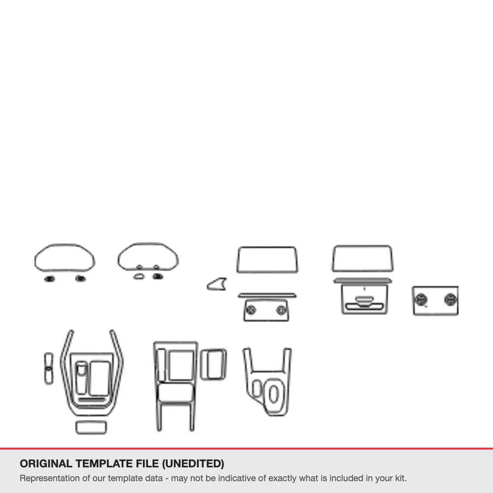 Chery Tiggo 4 Pro 2021-2023 original template file