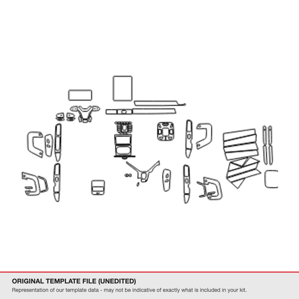 Chery Tiggo 7 2025+ original template file