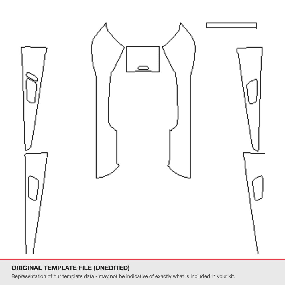 Kia Sorento 2016-2017 original template file