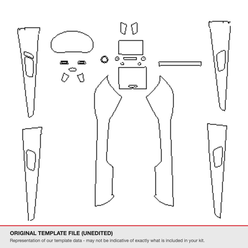 Kia Sorento 2018-2020 original template file