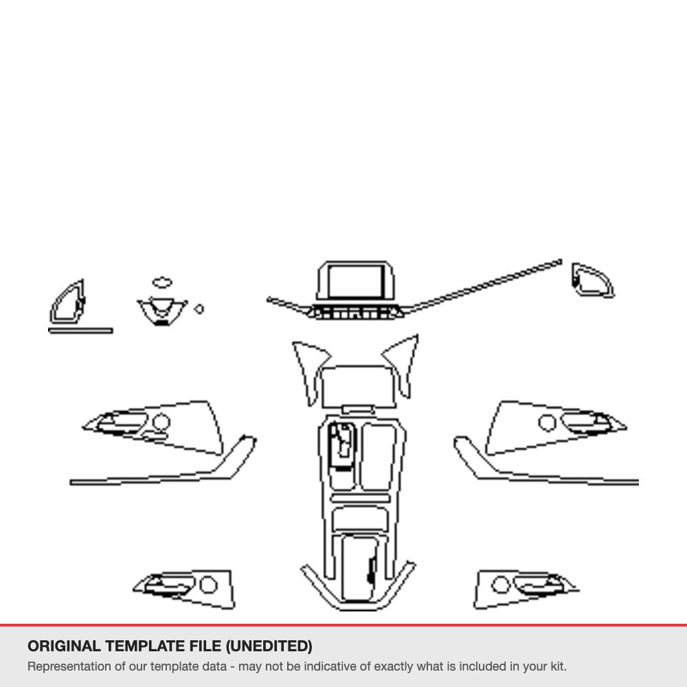 Kia Stinger 2018-2020 original template file