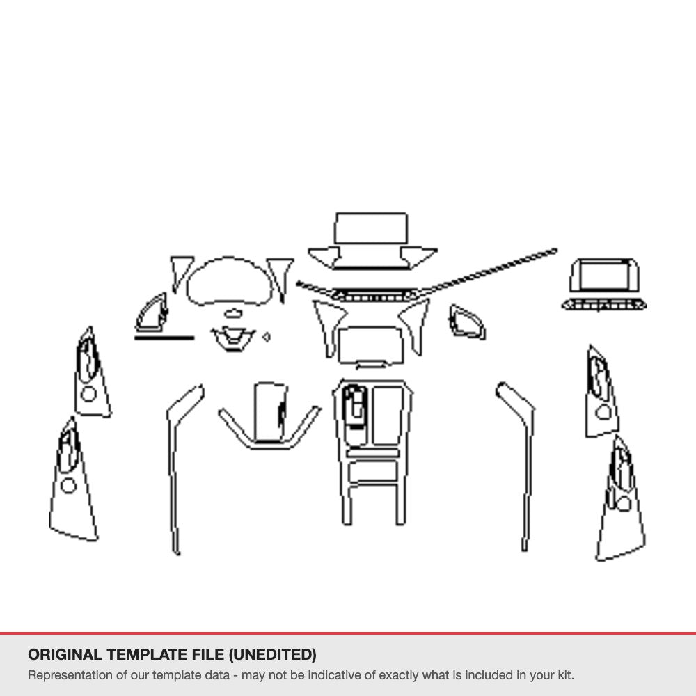 Kia Stinger 2021+ original template file