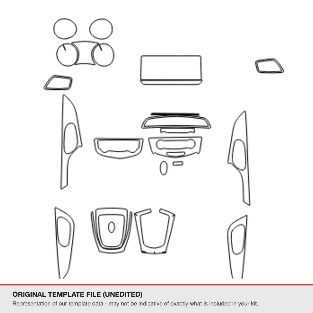 Nissan Qashqai 2025+ original template file