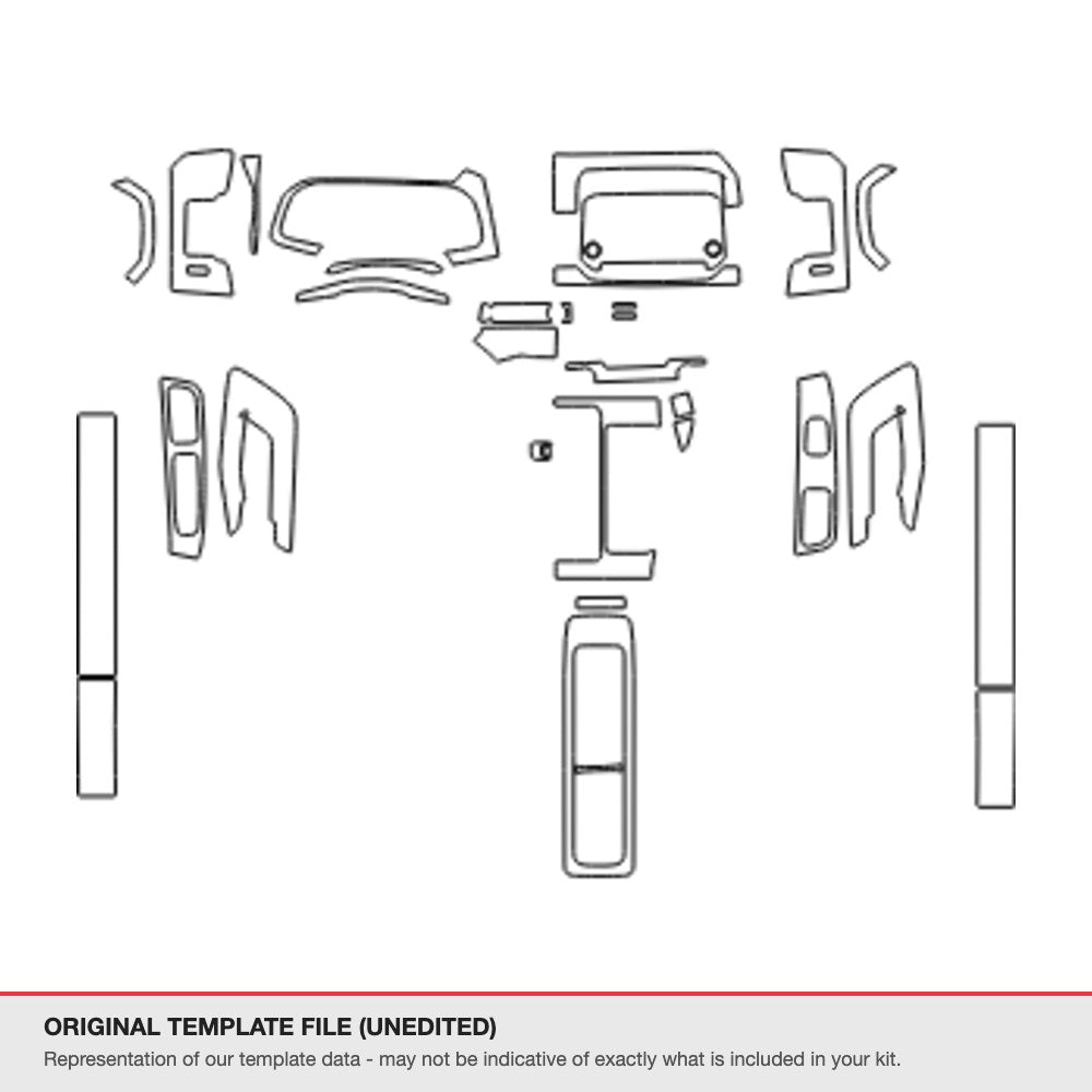 Nissan Pathfinder 2023+ original template file