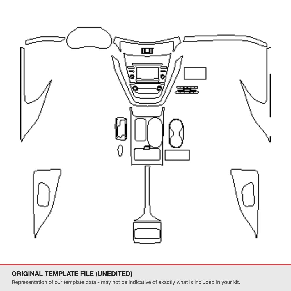Nissan Murano 2017-2024 original template file