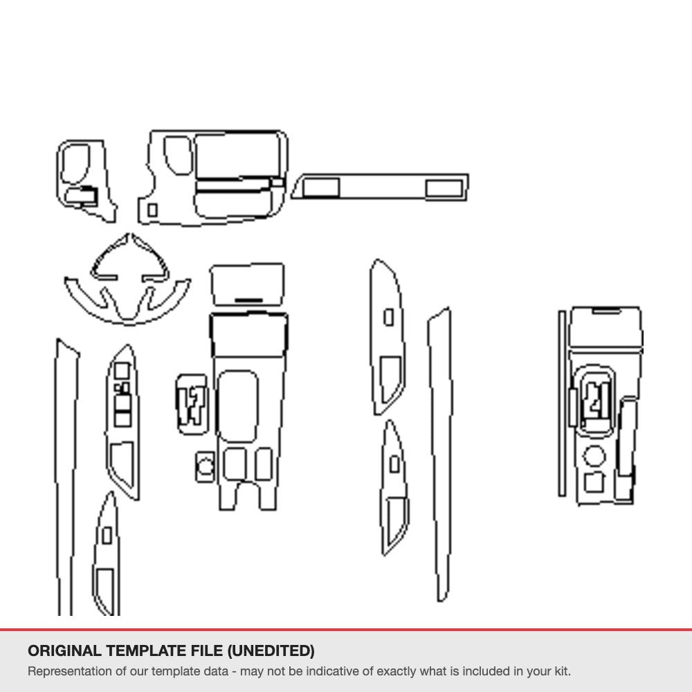 Mitsubishi Outlander 2018-2021 original template file