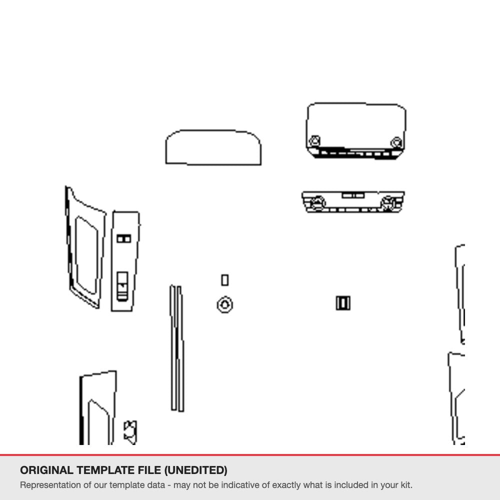 Mitsubishi Outlander 2023+ original template file