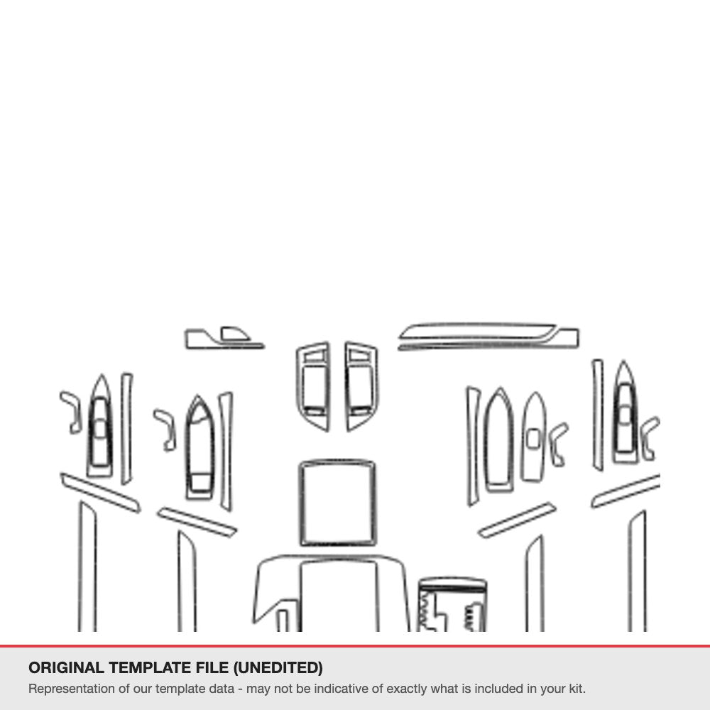 Mitsubishi Pajero 2018 original template file