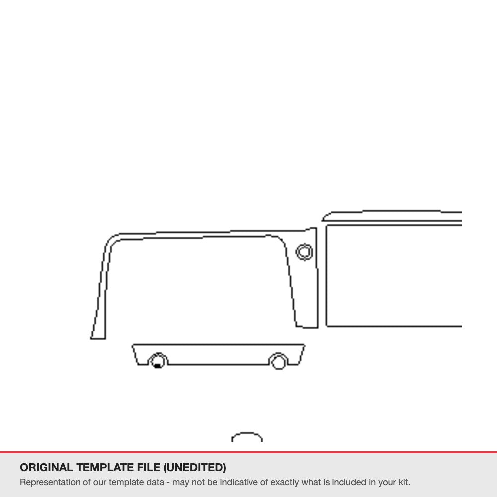 Subaru Outback 2026+ original template file
