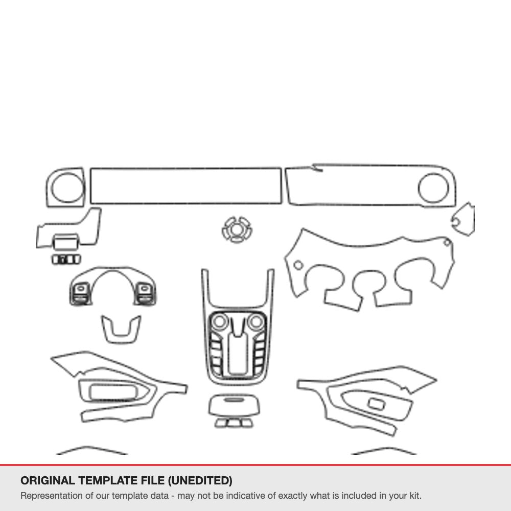 GWM Tank 300 Cyber Edition 2022+ original template file