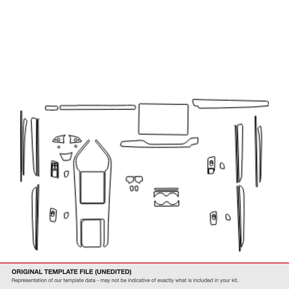 Tesla Model S 2022+ original template file
