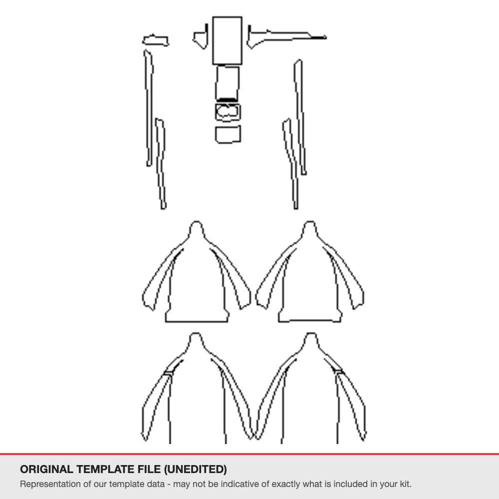 Tesla Model X 2018-2022 original template file