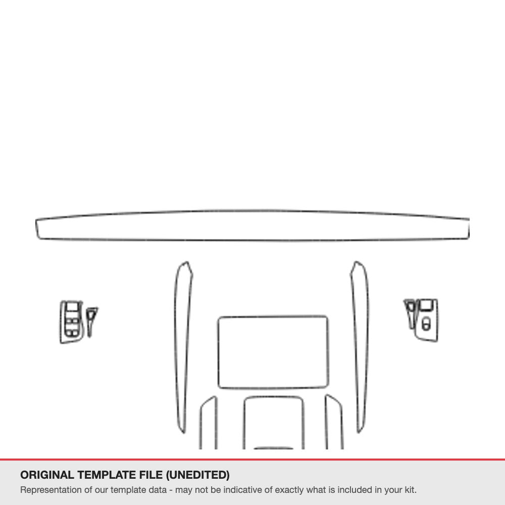 Tesla Model Y 2021-2024 original template file