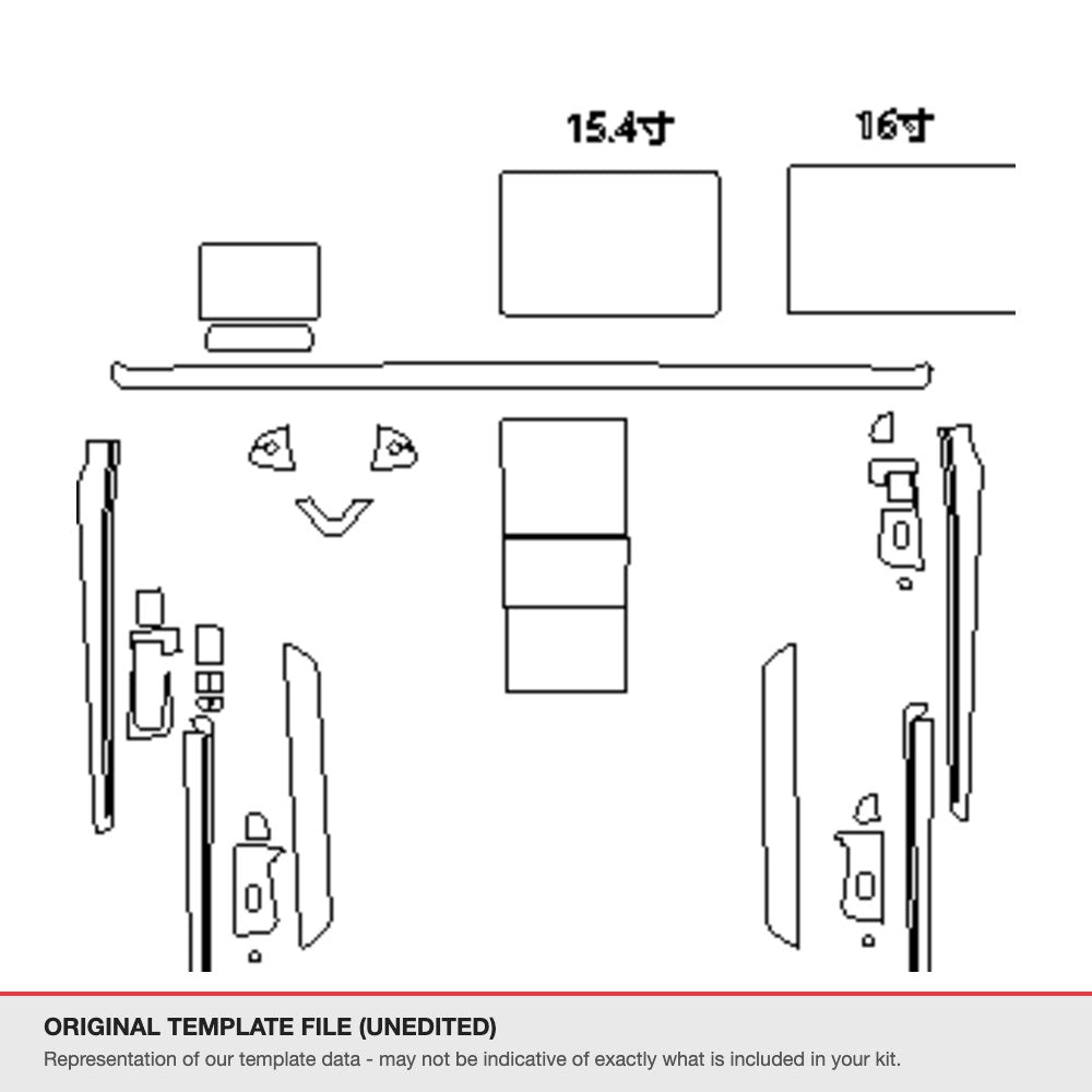 Tesla Model Y 2025+ original template file