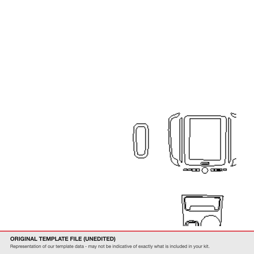 Volvo C40 2022+ original template file