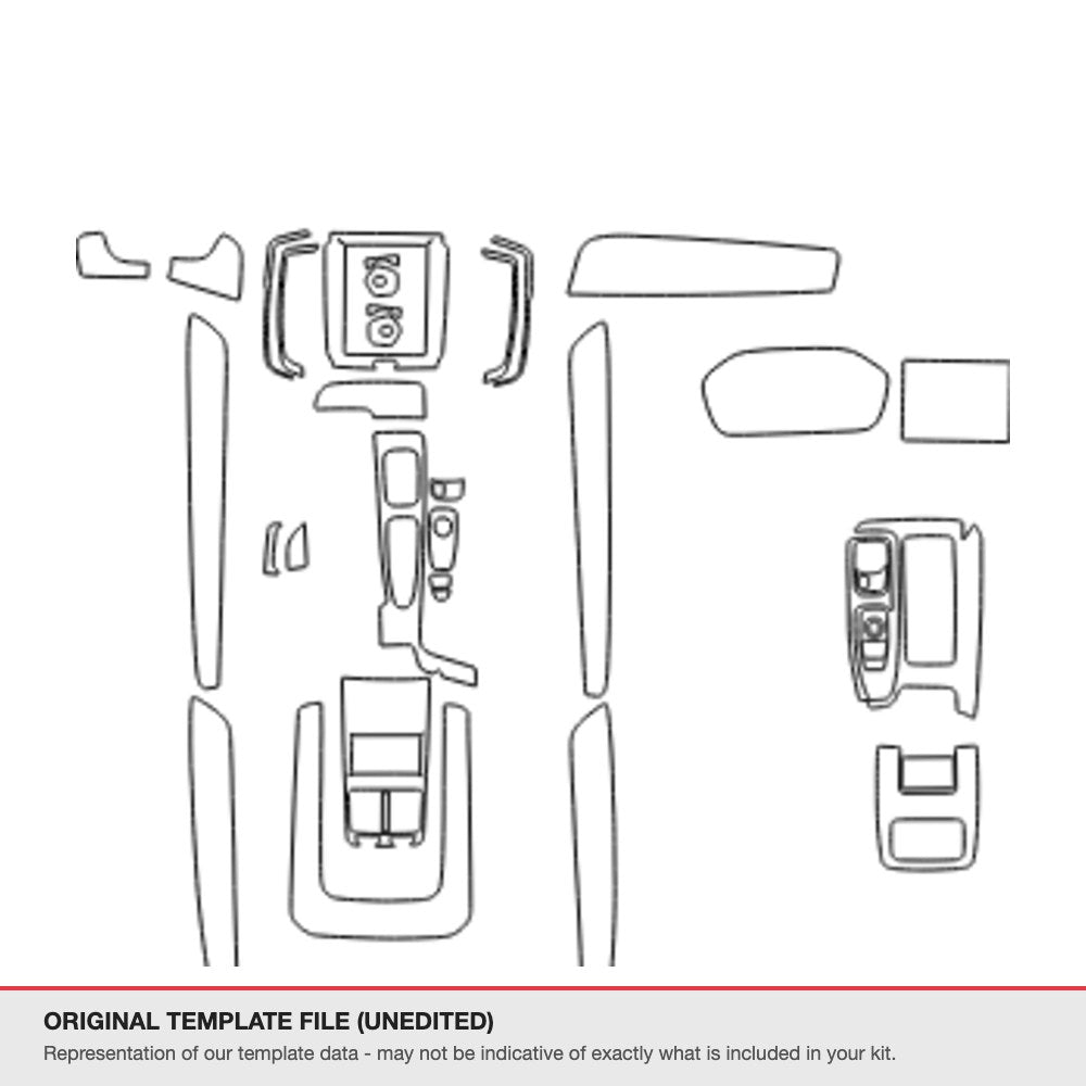 Volvo S90 2022-2024 original template file