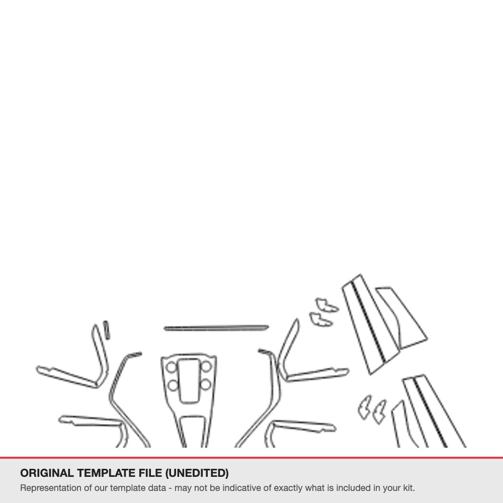 Volvo V40 2017+ original template file