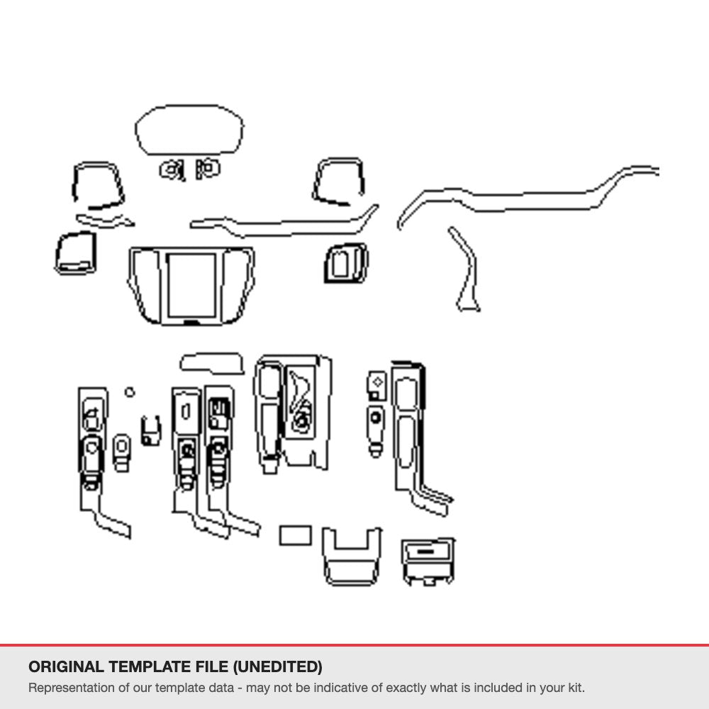 Volvo V60 2022+ original template file