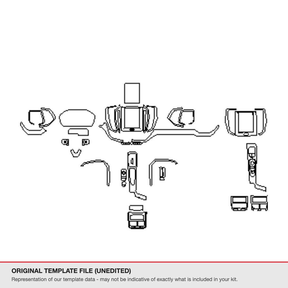Volvo XC60 2018-2020 original template file