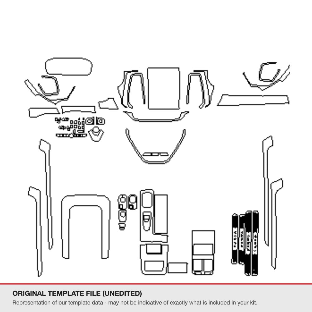 Volvo XC90 2025+ original template file