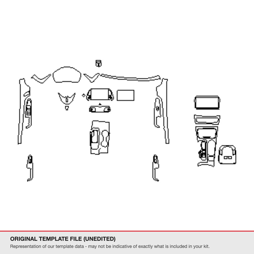 Hyundai Santa Fe 2019-2020 original template file