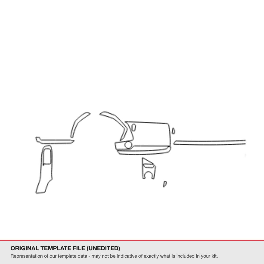 Chevrolet Corvette Convertible 2025+ original template file