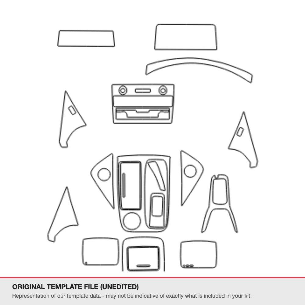 Infiniti QX80 2016-2024 original template file