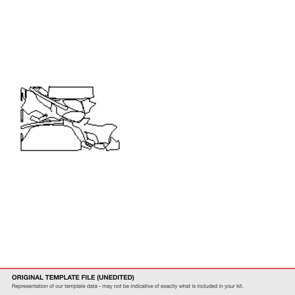 Kia Rio 2010-2014 original template file