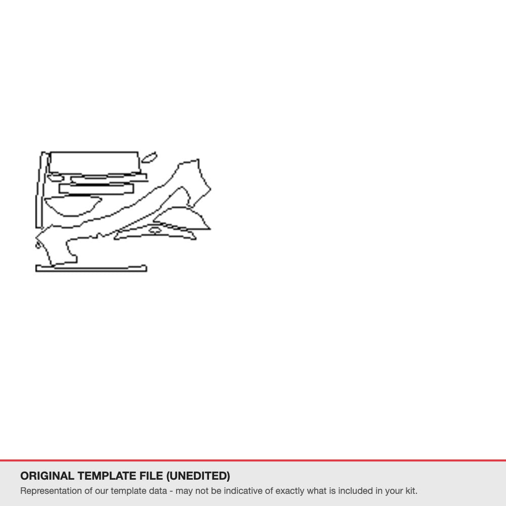 Kia Rio 2015-2016 original template file (template 2)