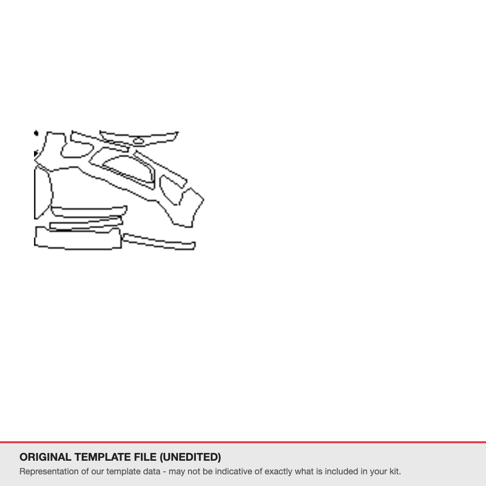 Kia Rio 2015-2016 original template file (template 1)
