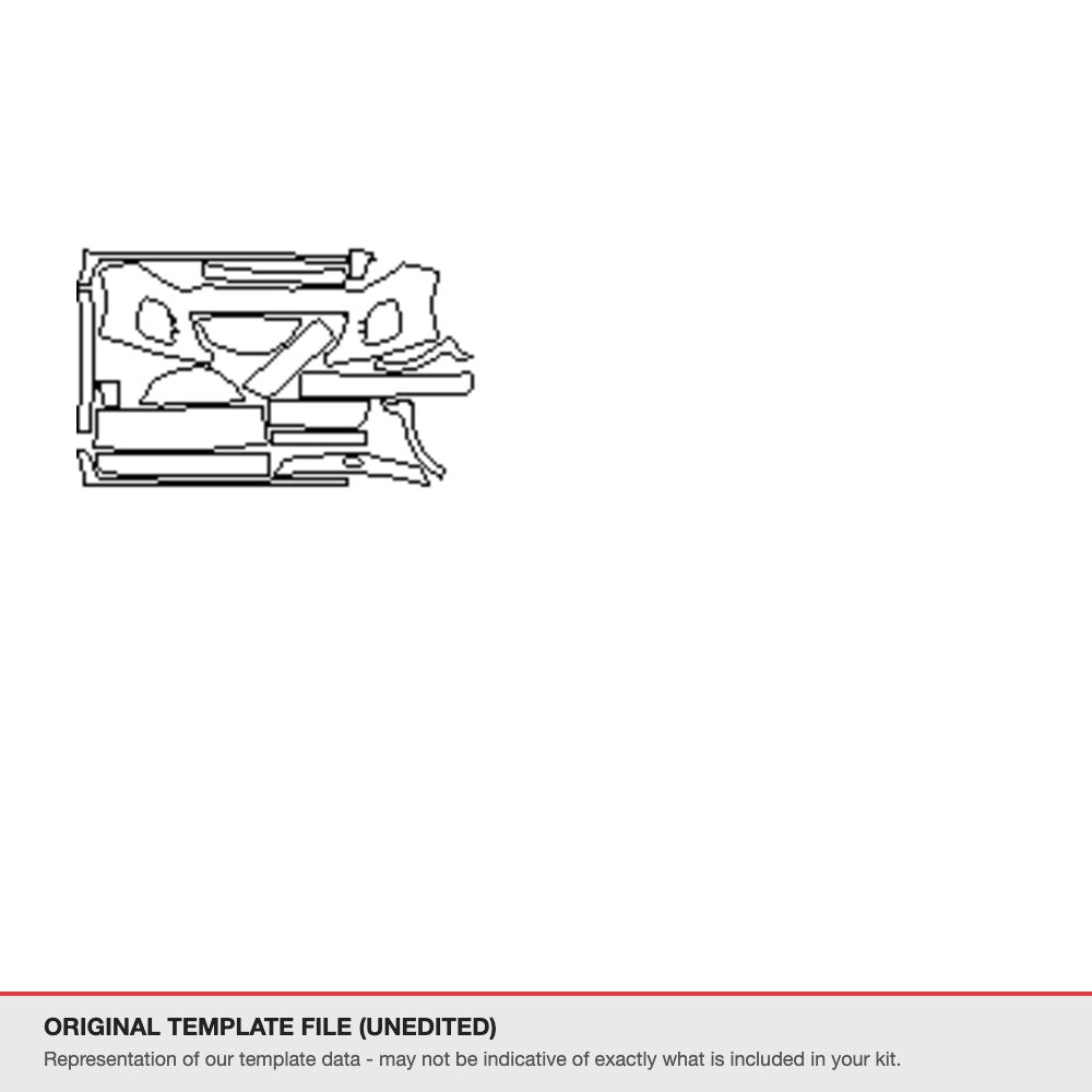 Kia Rio 2017-2019 original template file