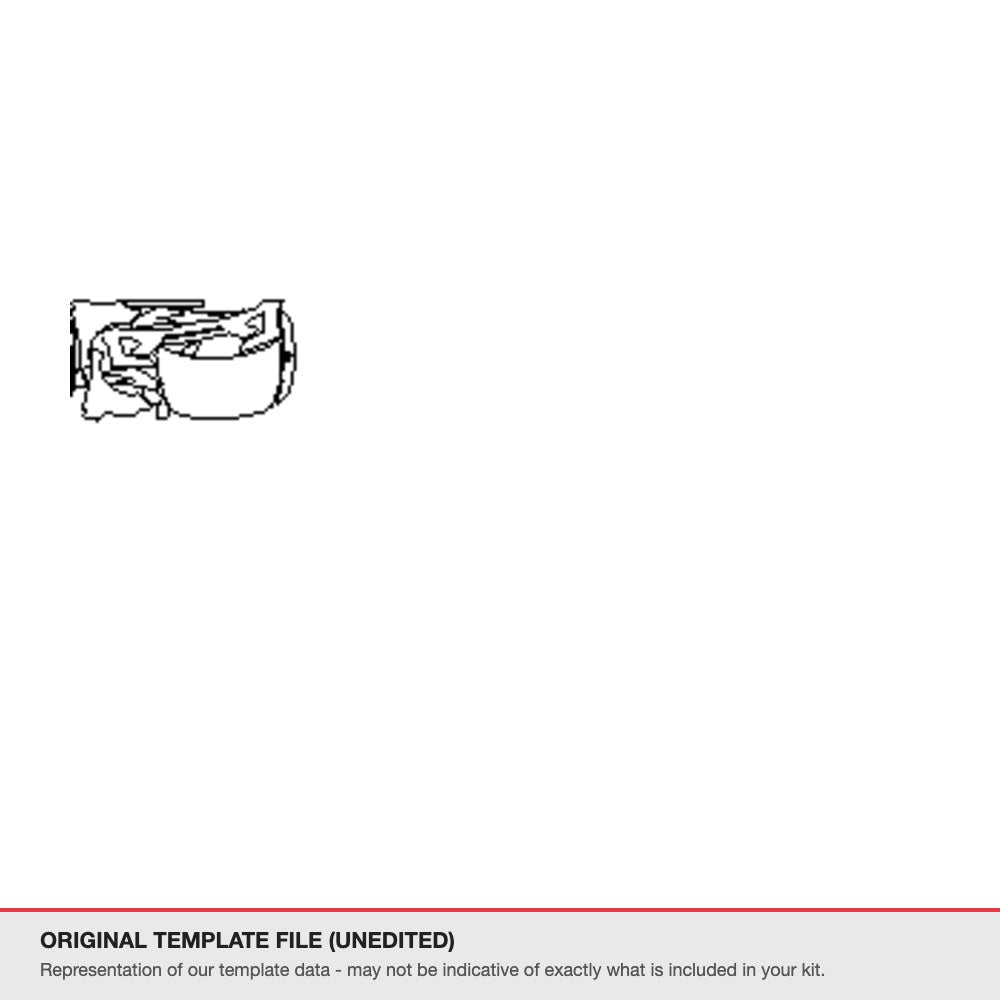 Kia Rio 2021+ original template file