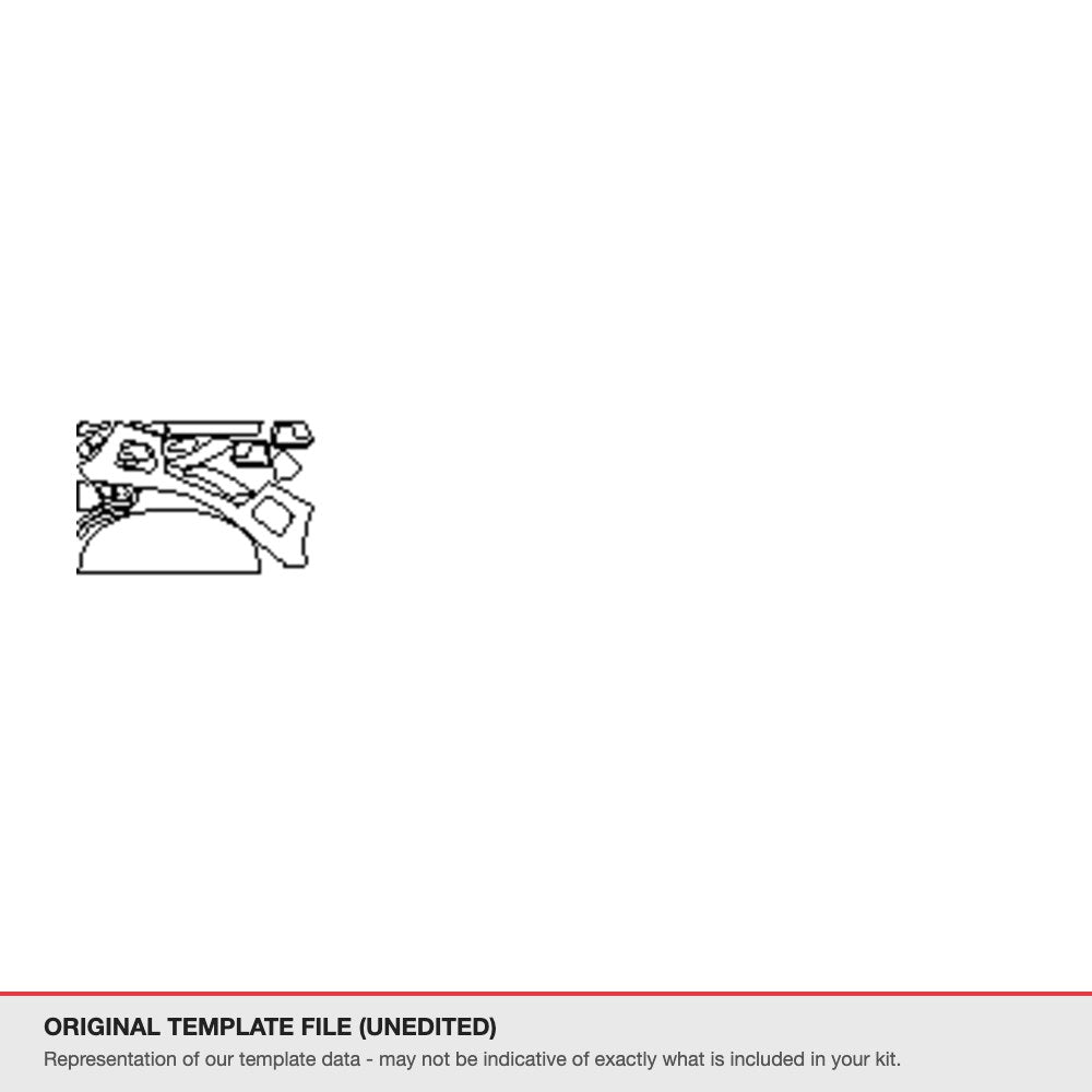 Kia Sorento 2013-2014 original template file