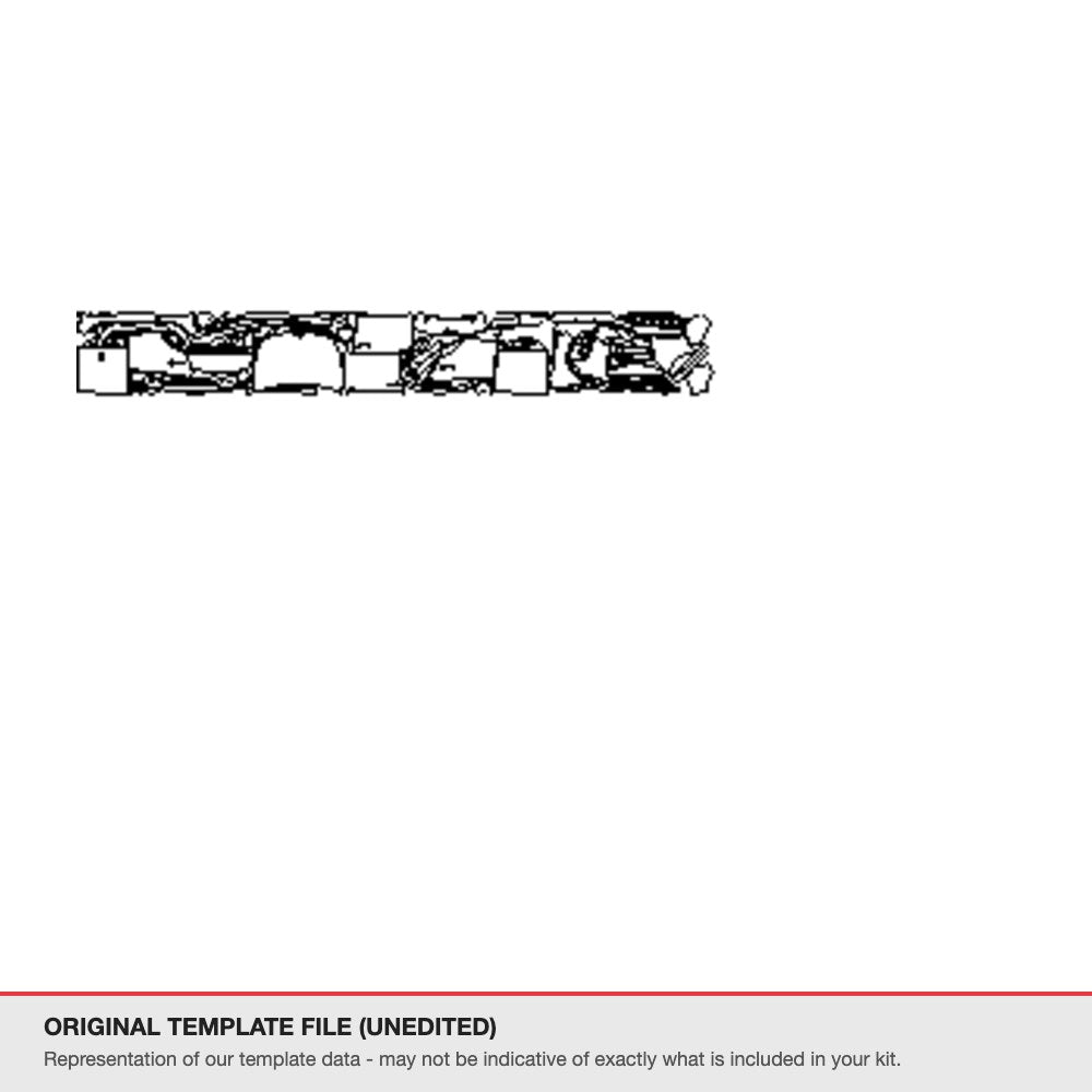 Kia Sportage 2022-2025 original template file (template 1)