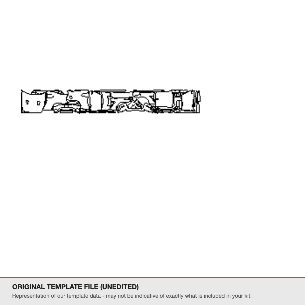 Nissan GTR 2015-2016 original template file (template 2)